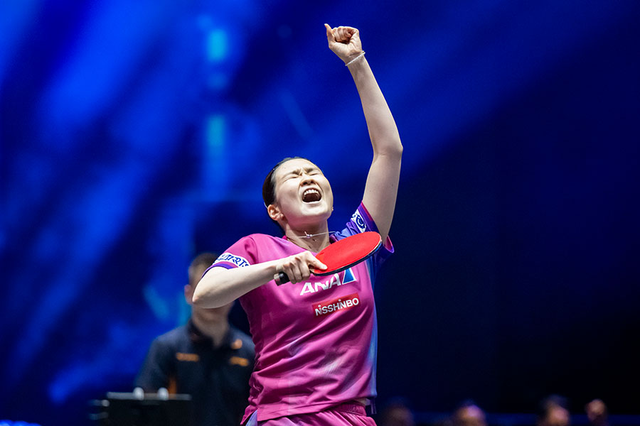 WTTヨーロッパスマッシュで8強進出を果たした橋本帆乃香【写真：TT News Agency/アフロ】