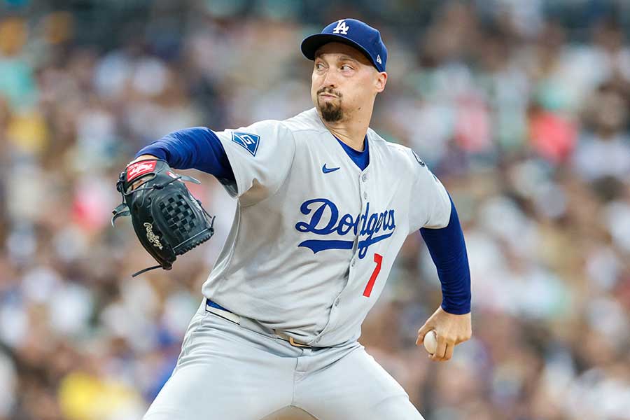 ドジャースのブレイク・スネル【写真：ロイター】
