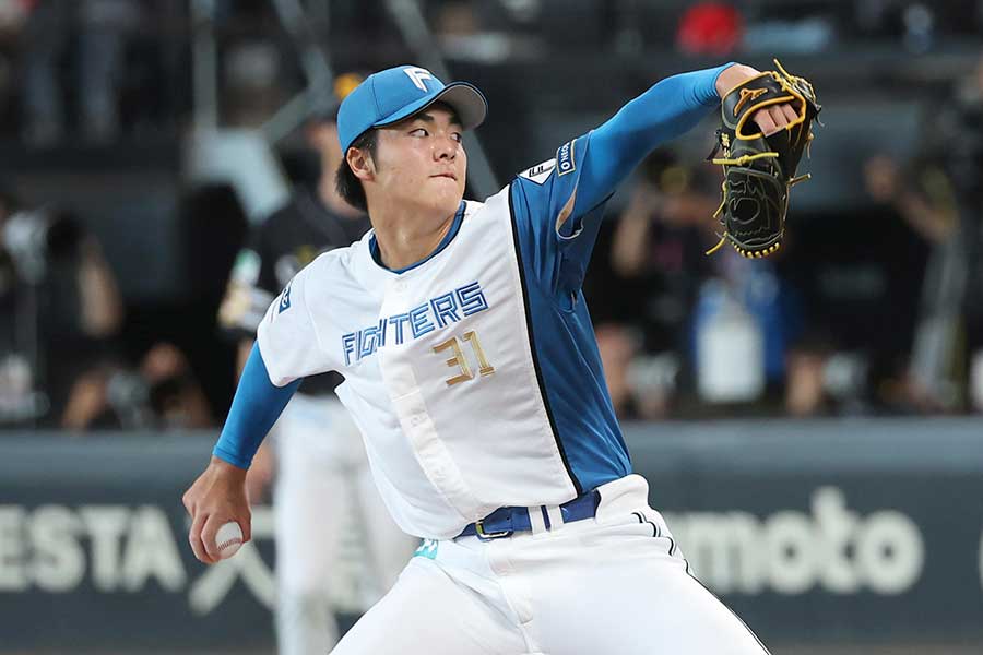 日本ハムの柴田獅子【写真：産経新聞社】