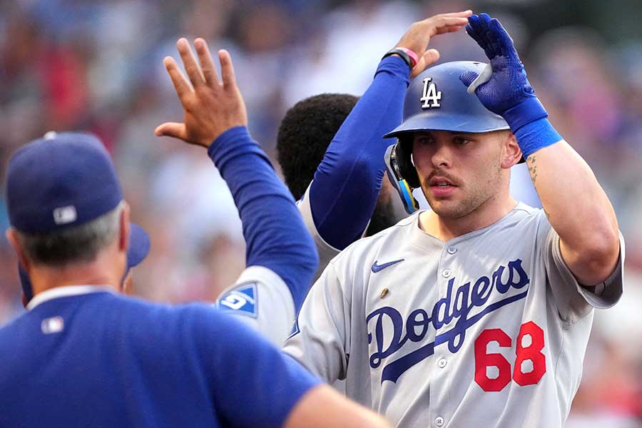 ドジャースのダルトン・ラッシング【写真:ロイター】