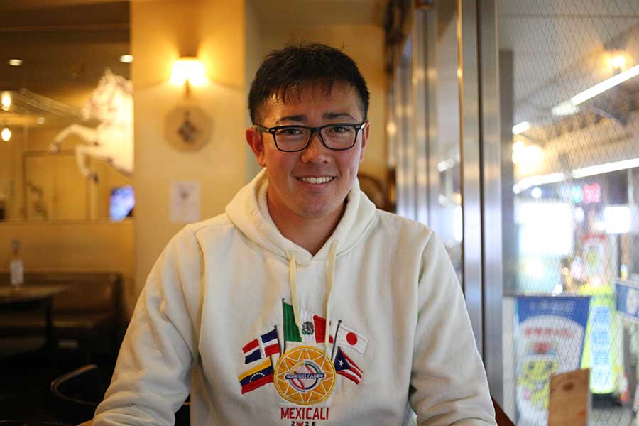 NPBでなくても「野球で生きる道はある」と言う平間【写真：羽鳥慶太】