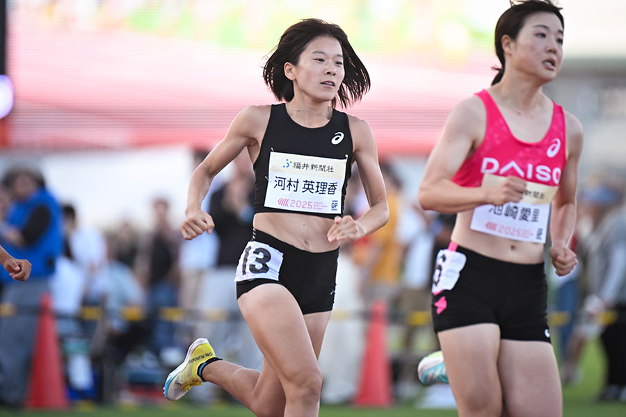 31歳の今も日本選手権出場を目指し走り続ける河村英理香【写真:中戸川知世】