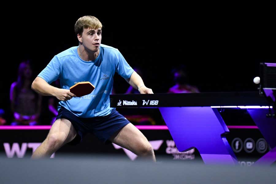 WTTチャンピオンズ横浜に出場したトルルス・モーレゴード【写真：中戸川知世】