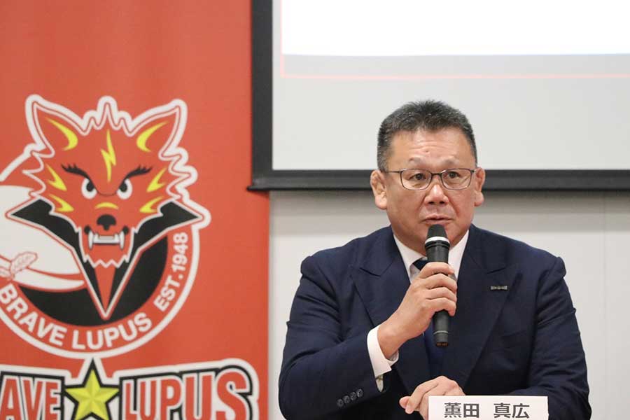 “選手上がり”でGMから昇格、東芝上層部も後押ししたという【写真:東芝ブレイブルーパス東京提供】