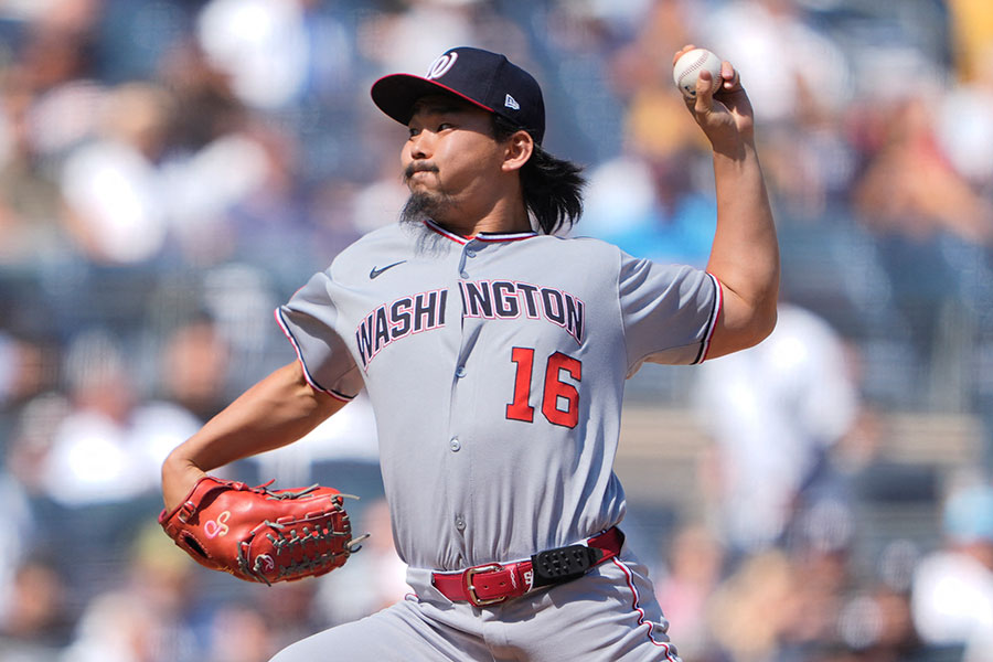 ナショナルズの小笠原慎之介【写真:ロイター】