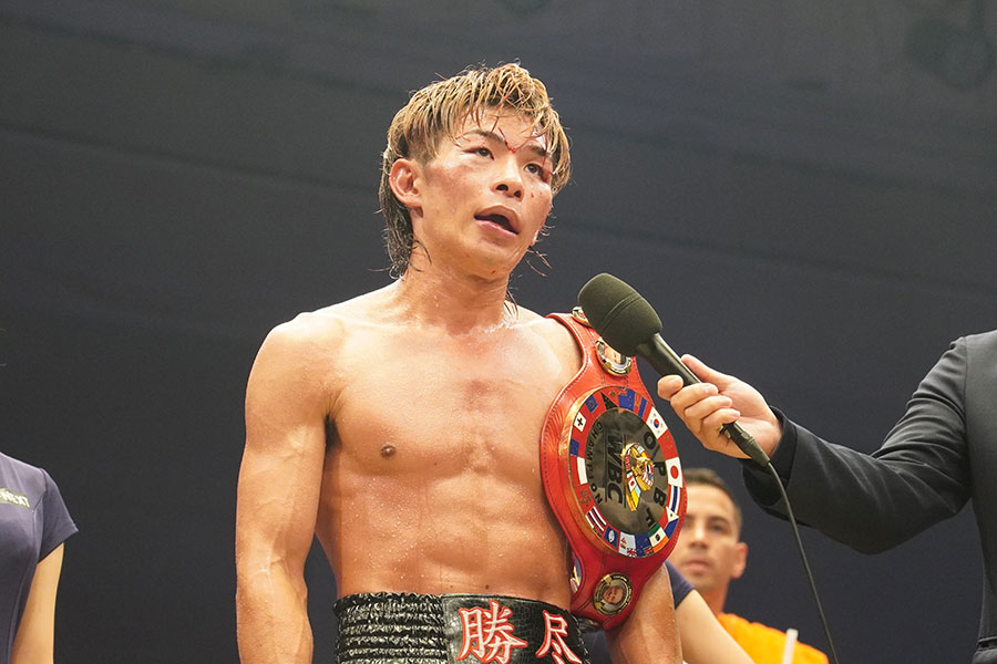 東洋太平洋スーパーフェザー級王者・波田大和【写真：澤田直人】