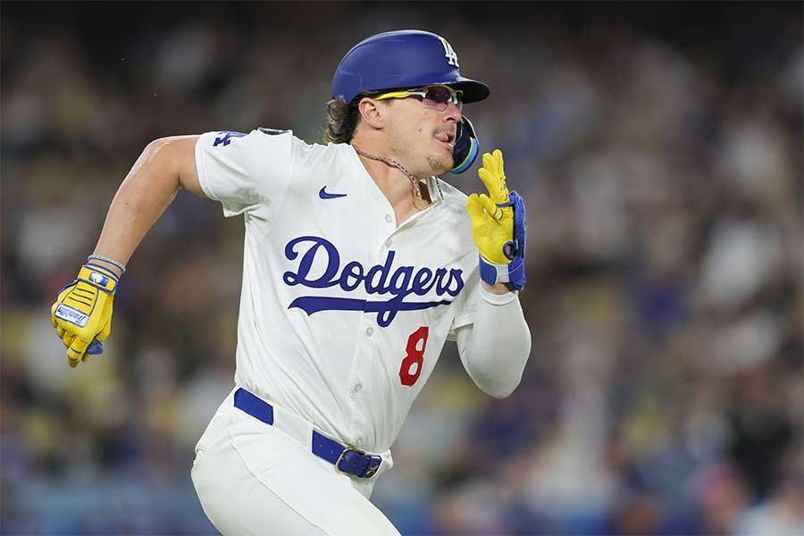 ドジャースのエンリケ・ヘルナンデス【写真：AP/アフロ】