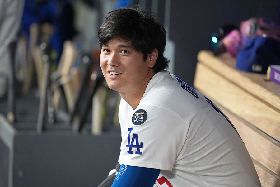 ドジャースの大谷翔平【写真：ロイター】