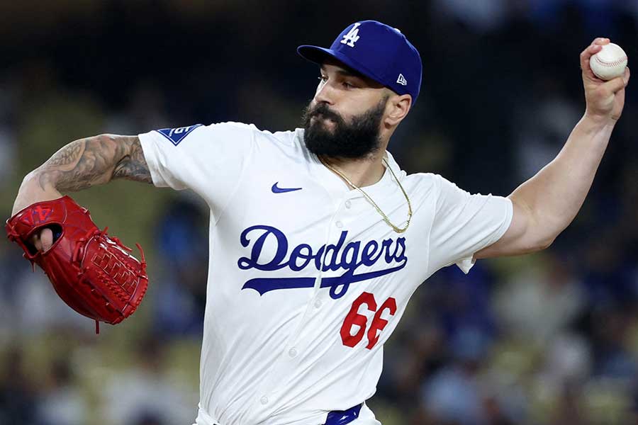 ドジャースのタナー・スコット【写真:ロイター】