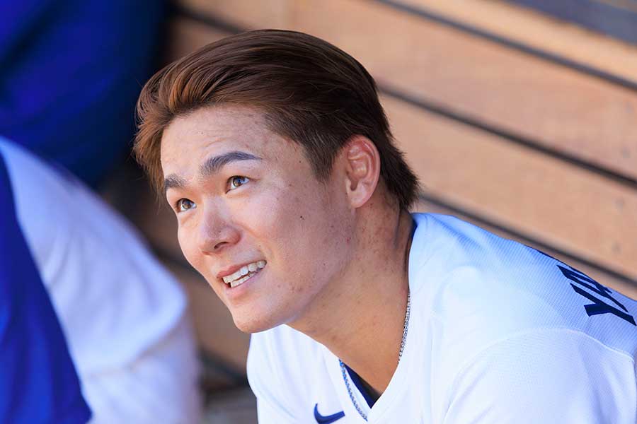 本拠地ダイヤモンドバックス戦に先発した山本由伸【写真：ZUMA Press/アフロ】