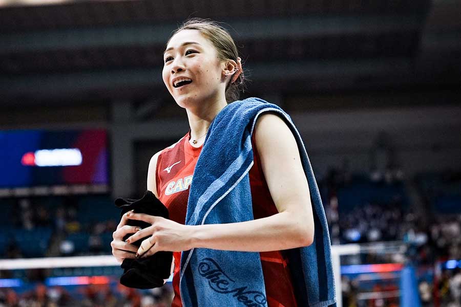 石川真佑【写真:中戸川知世】