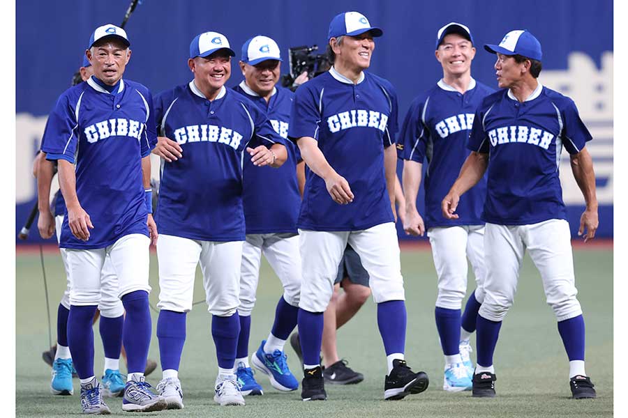 豪華メンバーが集結したイチロー選抜【写真：産経新聞社】