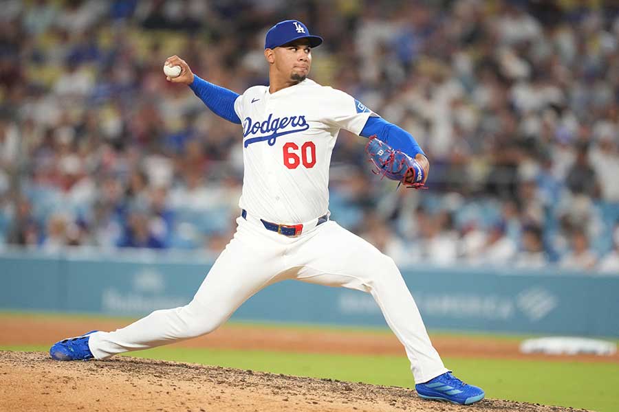 ドジャースのエドガルド・エンリケス【写真：ロイター】