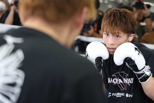 井上尚弥が公開練習 手ごたえ「フルトン、ネリ戦以上」「過去イチ
