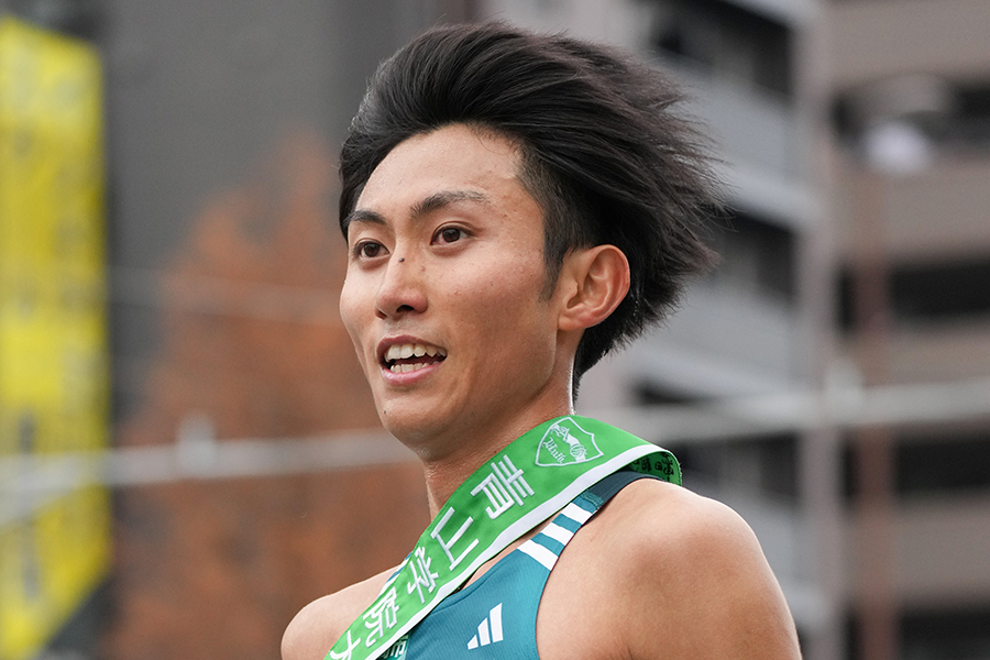 青山学院大時代の田中悠登【写真：アフロ】