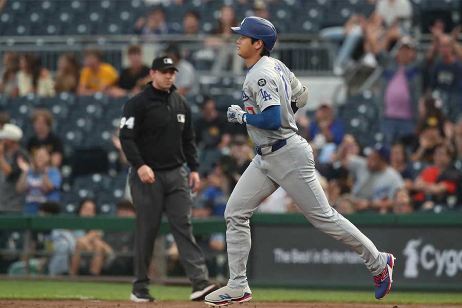 3回に46号ソロを放ったドジャースの大谷翔平【写真：ロイター】