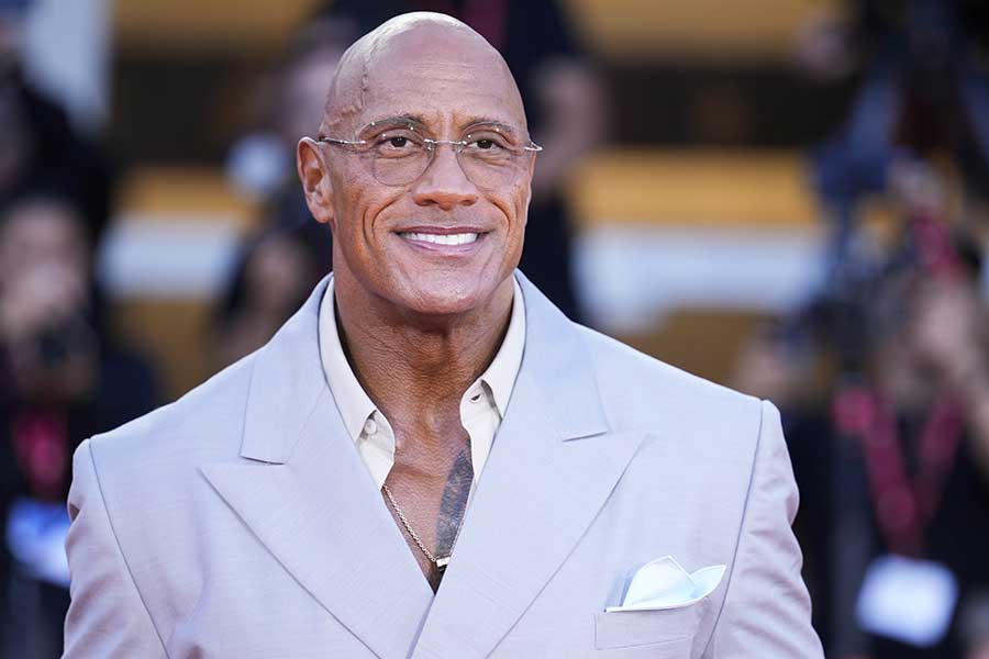 ベネツィア映画祭のイベントに出席したドウェイン・ジョンソン【写真:REX/アフロ】