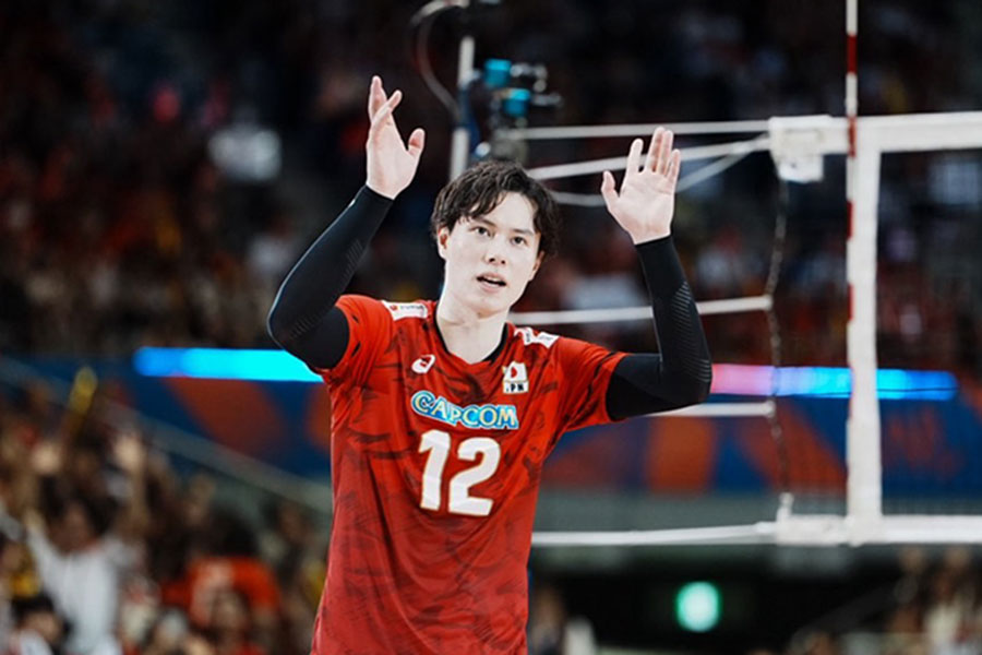 高橋藍【写真：中戸川知世】