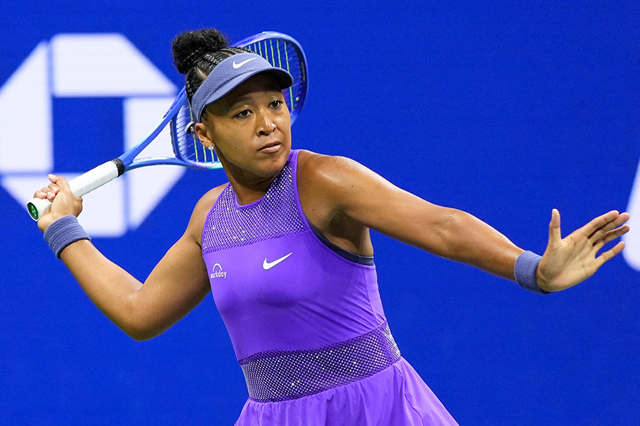 準決勝を戦う大坂なおみ【写真:ロイター】