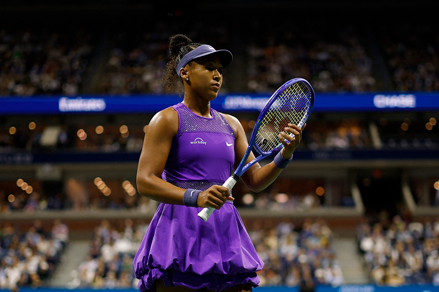 準決勝を戦った大坂なおみ【写真:ロイター】