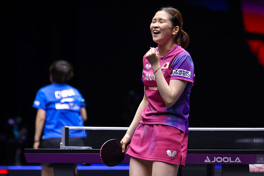 橋本帆乃香【写真：World Table Tennis提供】