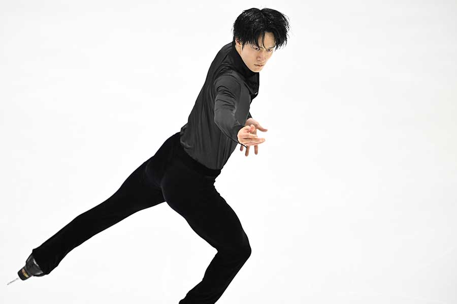 男子SPで84.98点をマークした山本草太【写真:徳原隆元】