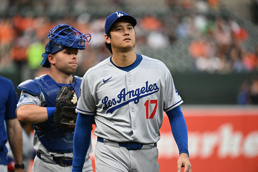 ドジャースの大谷翔平【写真：ロイター】