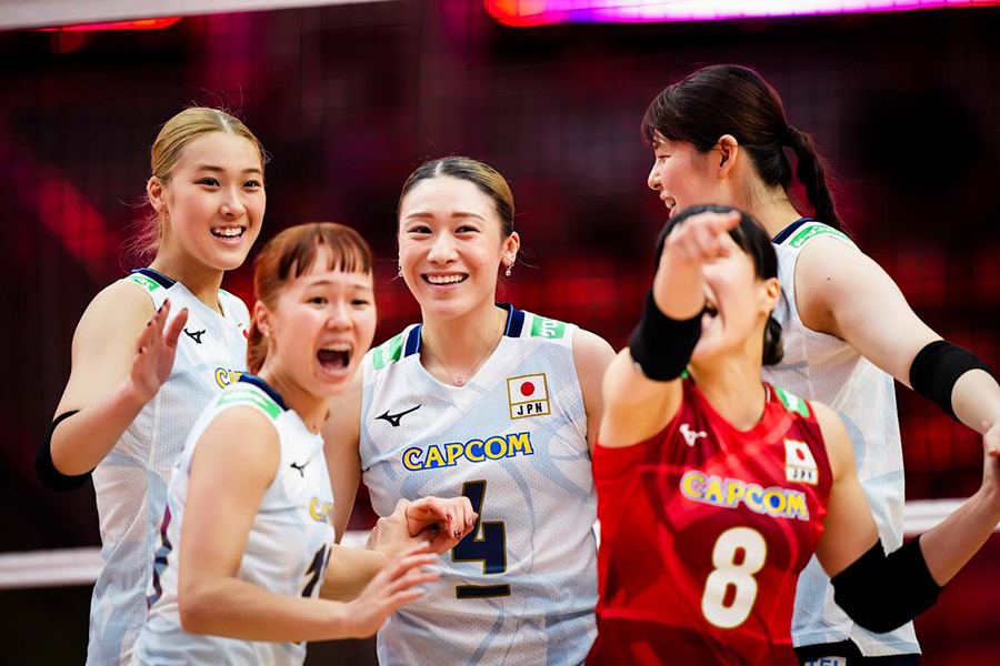 女子バレー日本代表【写真：Volleyball World提供】
