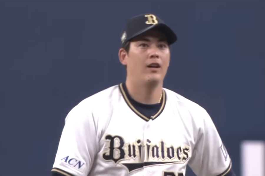 日ハム戦で登板したオリックスの九里亜蓮【画像：パーソル パ・リーグTV】