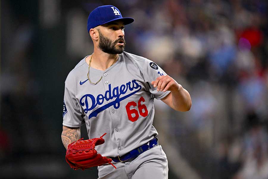 ドジャースのタナー・スコット【写真:Imagn/ロイター/アフロ】