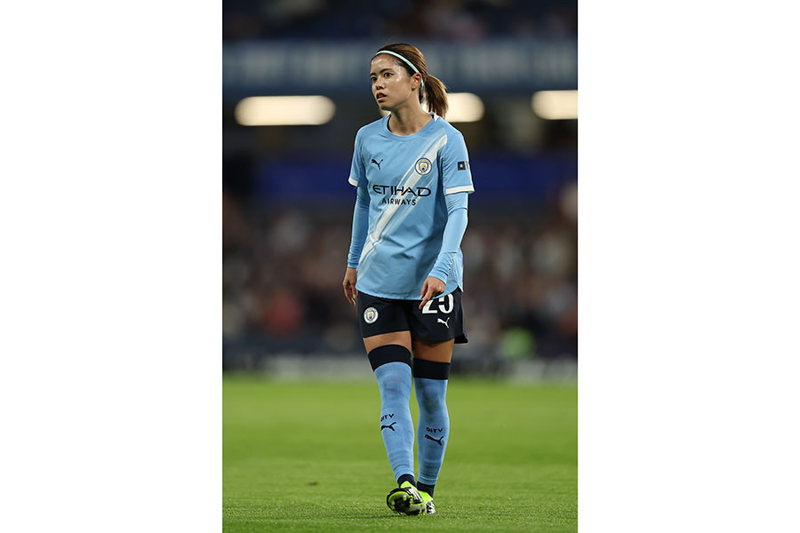 マンチェスター・シティの長谷川唯【写真：アフロ】