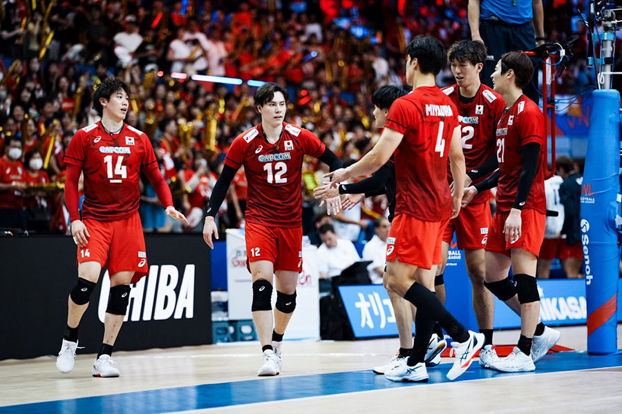 バレーボール男子日本代表【写真:中戸川知世】