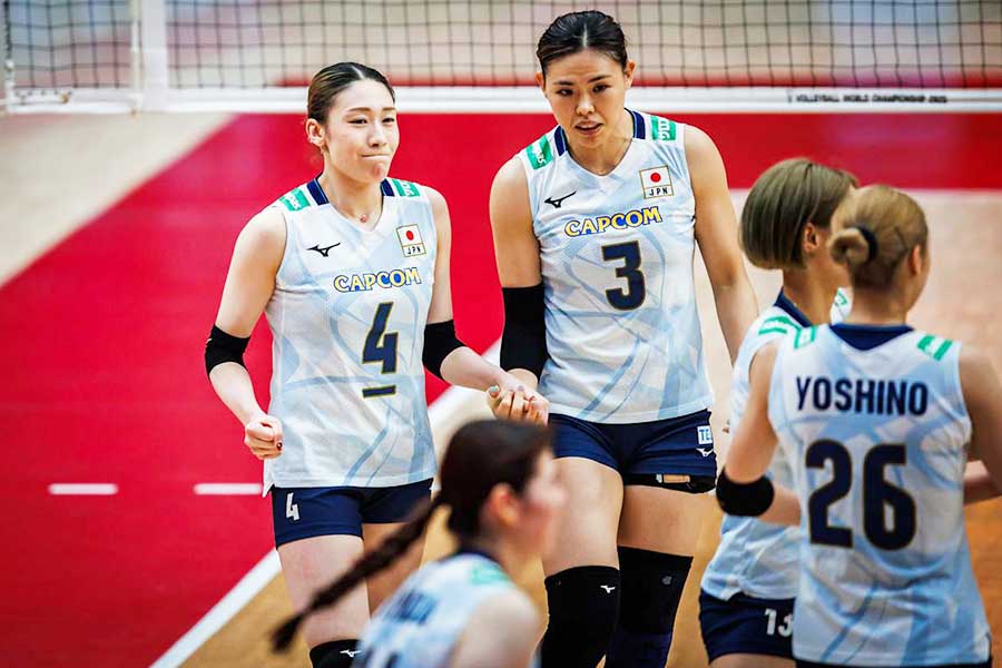 女子バレー日本代表【写真:Volley Ball Wolrd提供】