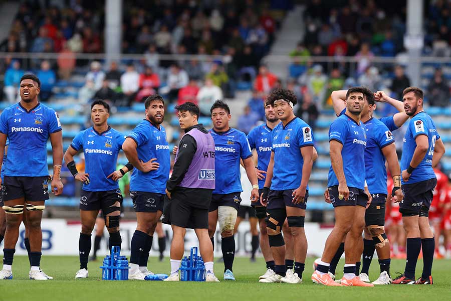 リーグワン昨季プレーオフ3位決定戦に出場したワイルドナイツの選手たち【写真:YUTAKA/アフロスポーツ】