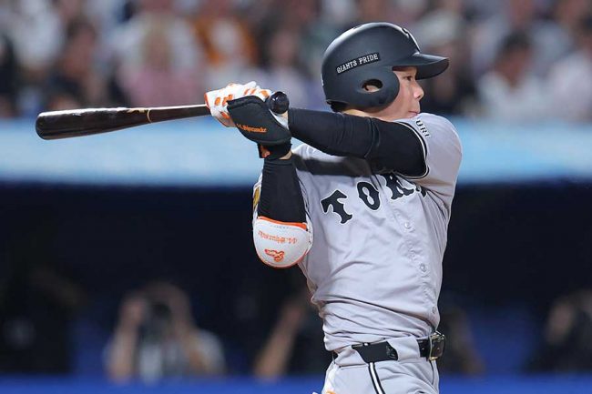 なんか別人になってる」 フォーム激変した巨人25歳の豪快弾にG党驚き