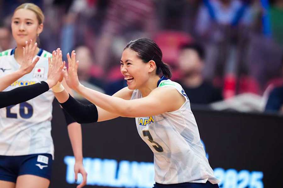 バレーボール女子日本代表の島村春世【写真：Volleyball World提供】
