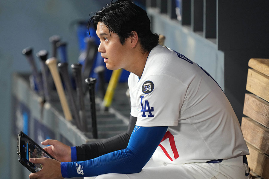 ドジャースの大谷翔平【写真：ロイター】