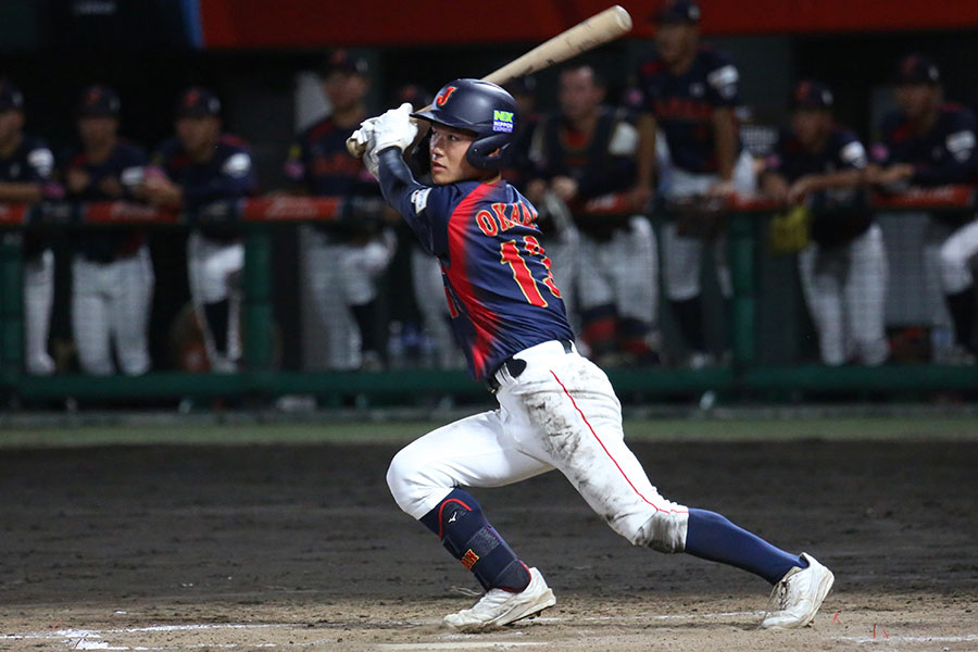 驚いた日本選手として真っ先に名前が上がった岡部【写真:羽鳥慶太】