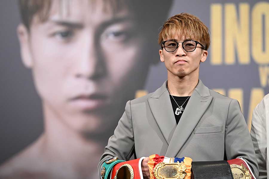 会見に出席した井上尚弥【写真：徳原隆元】