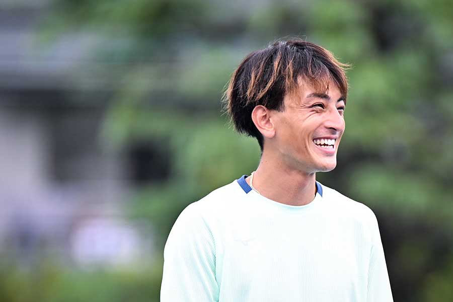 「自分からトライすることが大事」と次世代のアスリートに向けてアドバイスを送った【写真：中戸川知世】