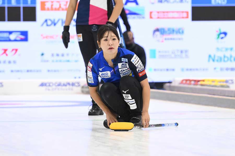 ロコ・ソラーレの吉田知那美【写真：（C）JCA/H.IDE】