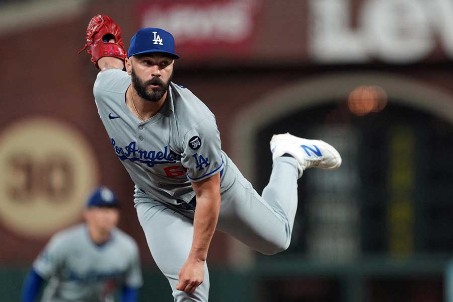 ドジャースのタナー・スコット投手【写真：ロイター】