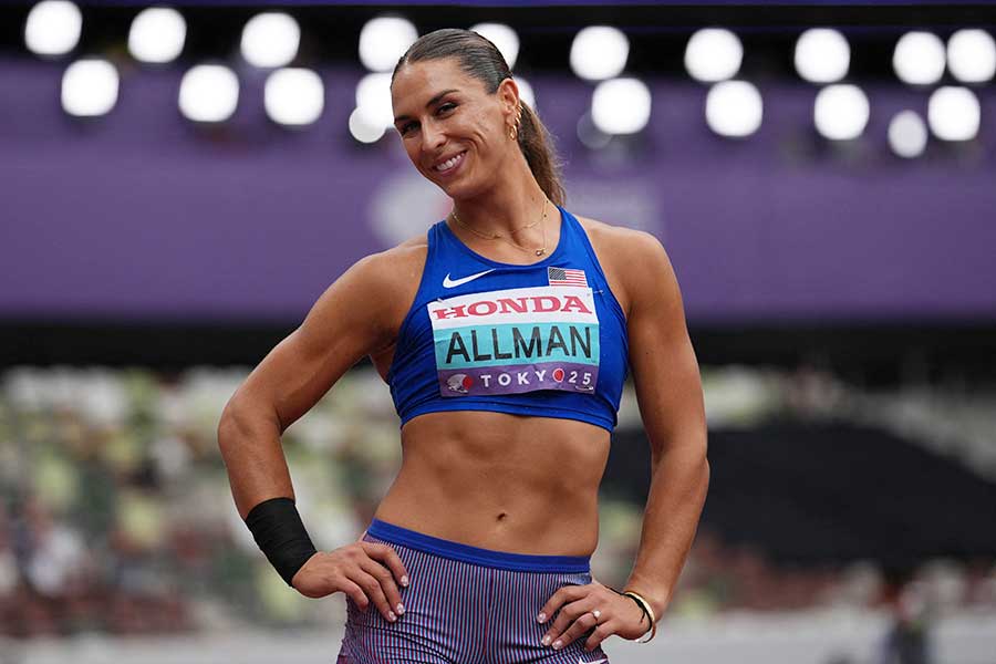 女子円盤投げのバラリー・オールマン【写真：ロイター】