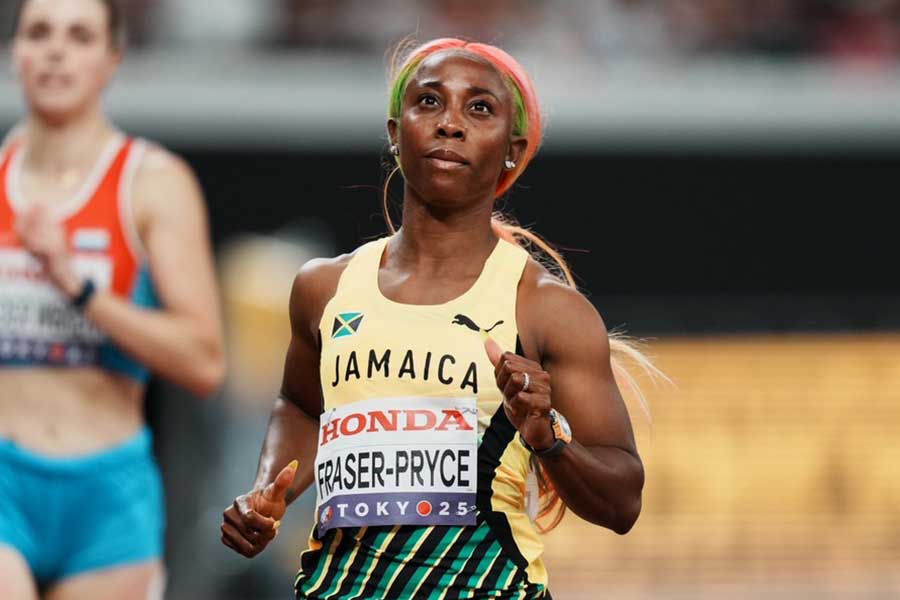 シェリーアン・フレイザープライス【写真：中戸川知世】