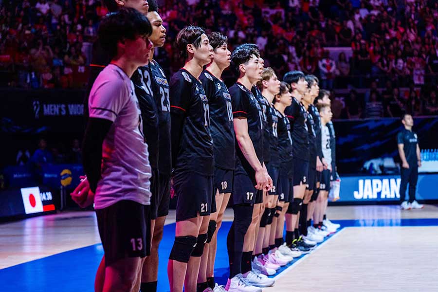 トルコにストレート負けしたバレー男子日本代表【写真：Volleyball World提供】
