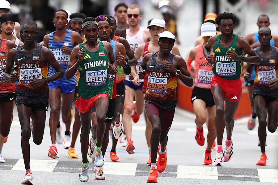 男子マラソン、強国のエチオピア、ケニアは上位に食い込めなかった【写真：ロイター】