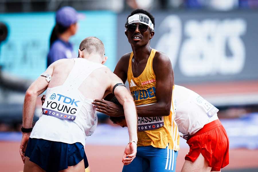 男子マラソンのスルダン・ハサン【写真:中戸川知世】