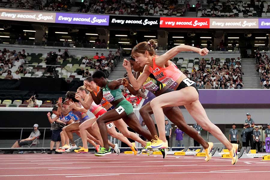 女子100メートル障害のハードル設置が話題になっている【写真：ロイター】