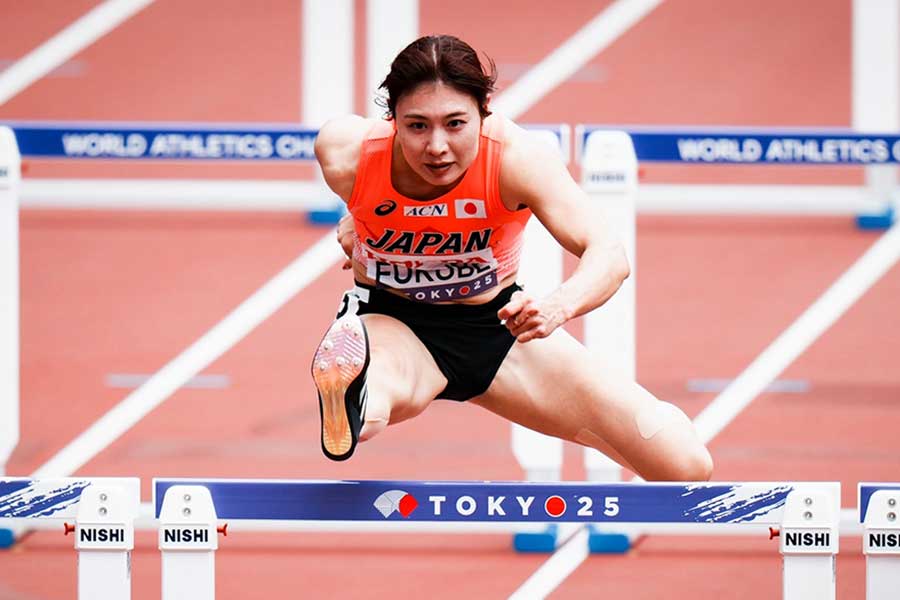 2022年の世界陸上オレゴン大会、24年のパリ五輪に続くセミファイナリストになった【写真：中戸川知世】