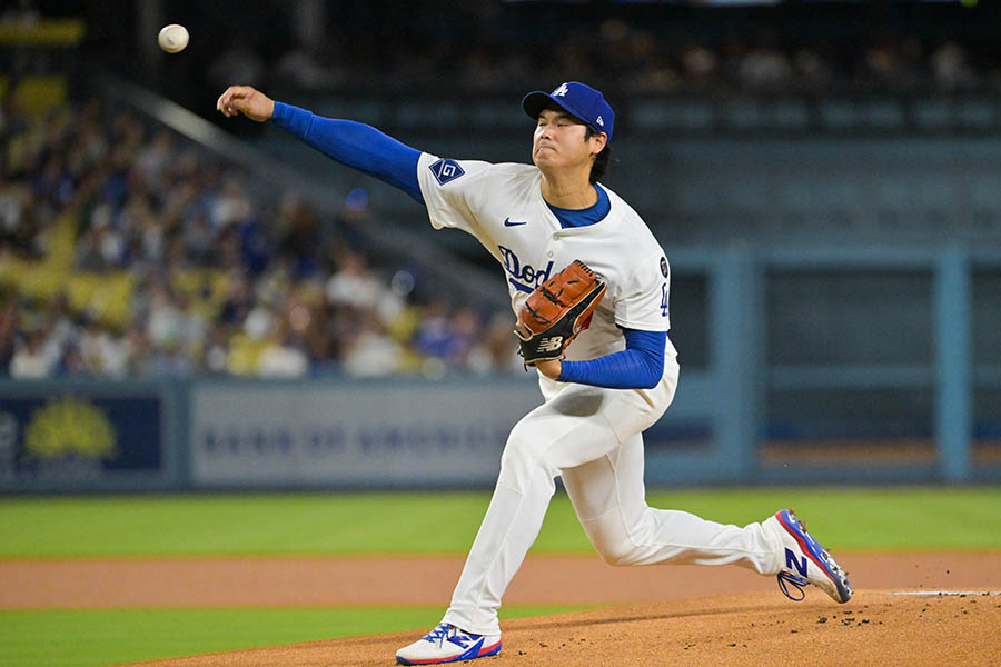 フィリーズ戦で5回無安打無失点と好投したドジャースの大谷翔平【写真：ロイター】